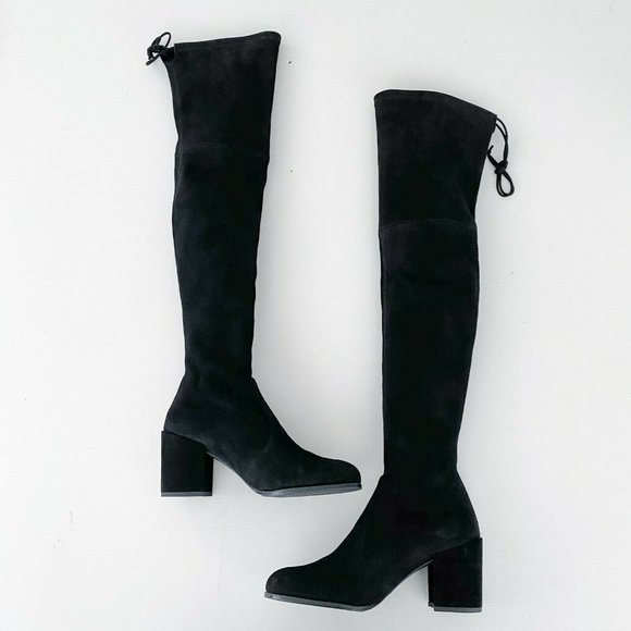 Stuart Weitzman Shoes - Stuart Weitzman | Over-the-Knee Suede Boots Black